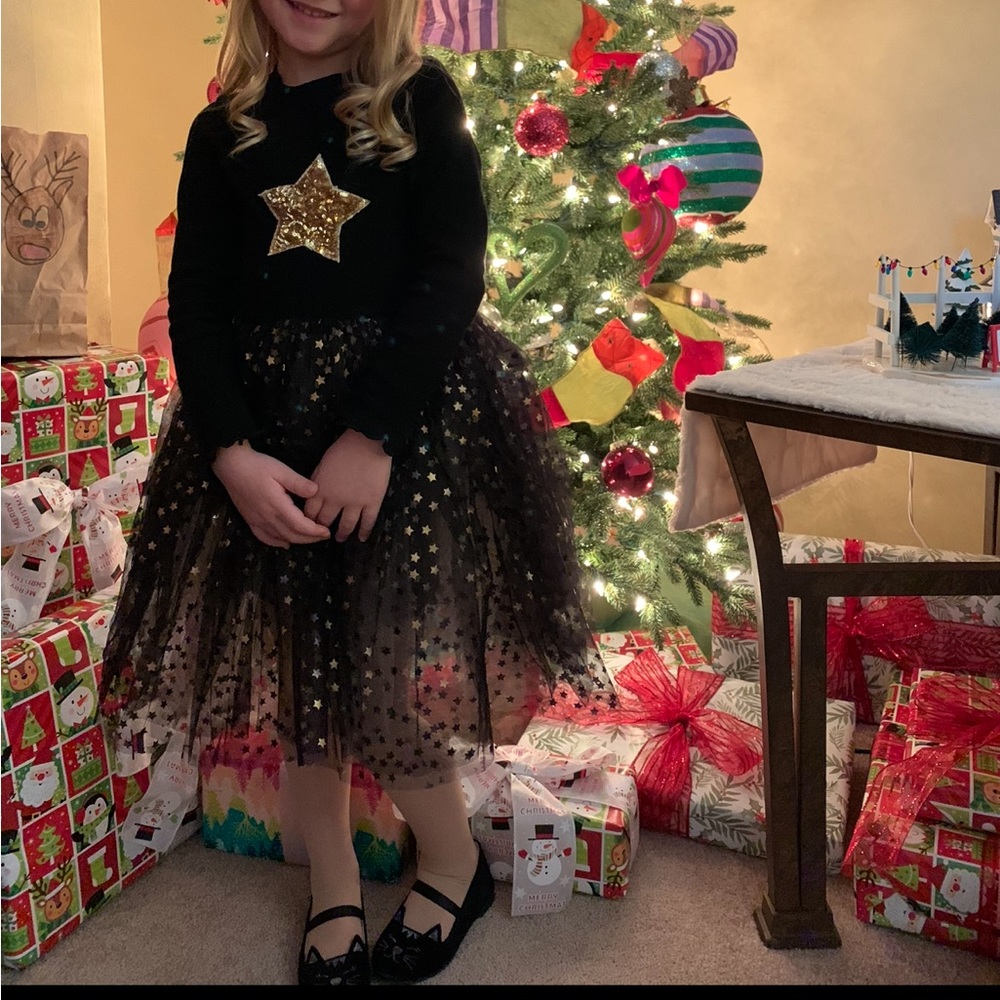 Christmas Tulle Star Dress